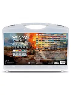   Large box of Vallejo modelling paints – 80x18ml Combination Case