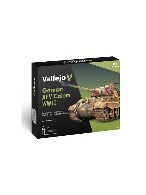 Vallejo modellező festékkészlet 16x18ml – German AFV Colors WWII