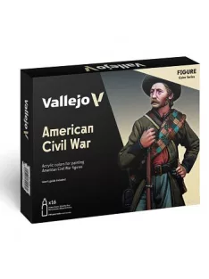   Vallejo modellező festékkészlet 16x18ml – American Civil War