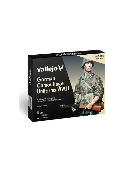 Vallejo modellező festékkészlet 16x18ml – German Camouflage Uniforms WWII