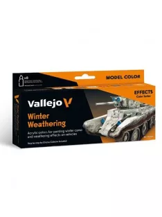   Modellező festék set Vallejo 8x18ml – Winter Weathering by Chema cabrero