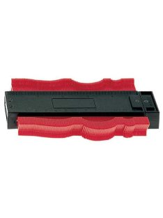 Műanyag kontúrfésű 125 mm