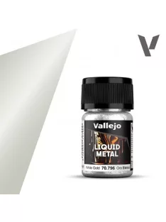 Vallejo Liquid Gold Paint 35ml – 796 White Gold