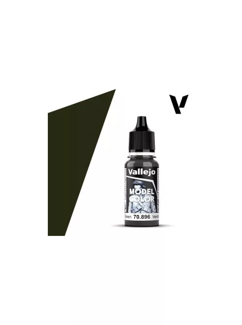 Vallejo modellező festék 18ml  896 Extra Dark Green