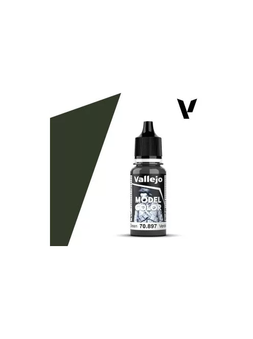 Vallejo modellező festék 18ml  897 Bronze Green