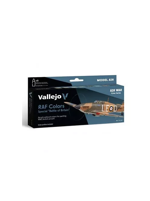 Airbrush festék set Vallejo 8x18ml – Special Battle of Britain
