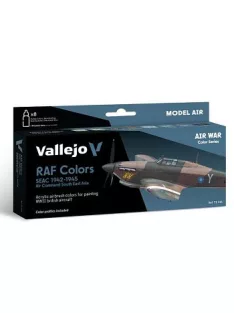   Festékkészlet for airbrush Vallejo 8x18ml – Seac (Air Command South East Asia)