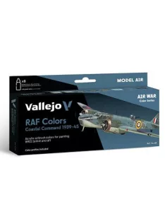 Vallejo airbrush festékkészlet 8x18ml – Coastal Command
