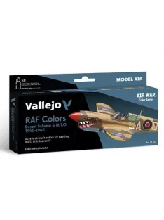 Airbrush festék set Vallejo 8x18ml – WWII RAF Desert
