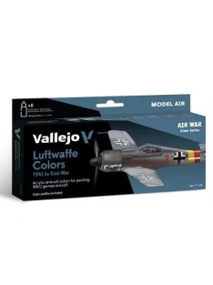   Festékkészlet – airbrush Vallejo 8x18ml – Luftwaffe Colors 1941 to EndWar
