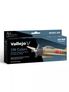   Vallejo airbrush festékkészlet 8x18ml – Imperial Japanese Navy (IJN) Colors