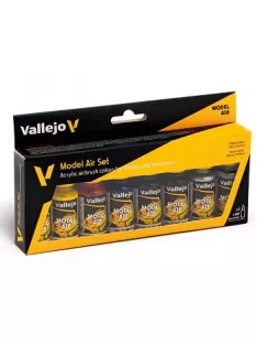 Vallejo airbrush festékkészlet 8x18ml – Basic Colors