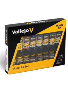 Vallejo airbrush festékkészlet 16x18ml – Basic Colors