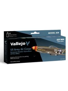   Vallejo airbrush festékkészlet 8x18ml – US Army Air Corps European Theater Op. (ETO) WWII