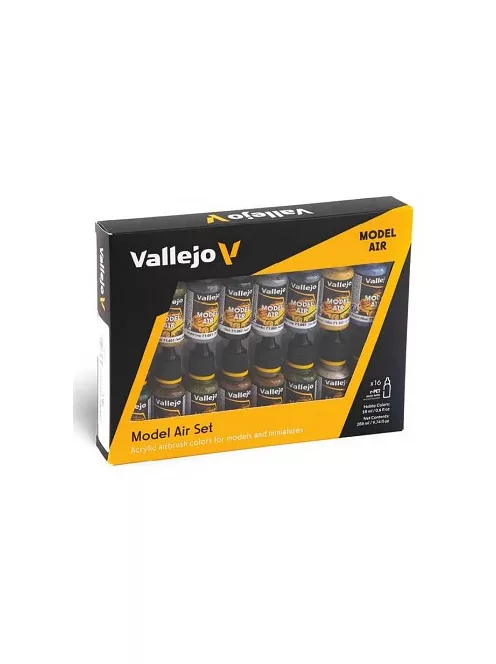 Airbrush festék set Vallejo 16x18ml – WWII USAF Aircraft