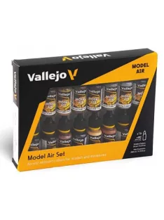 Airbrush festék set Vallejo 16x18ml – Weathering Set