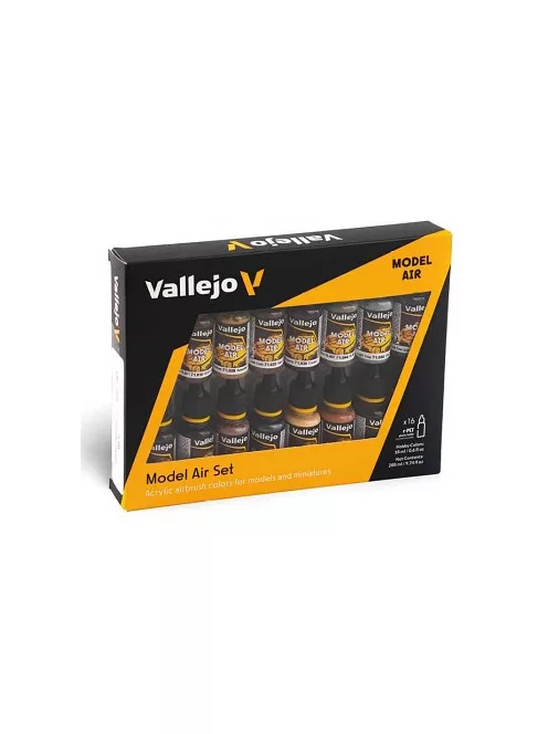 Airbrush festék set Vallejo 16x18ml – Weathering Set
