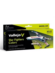   Vallejo airbrush festékkészlet 8x18ml – Star Fighters Colors