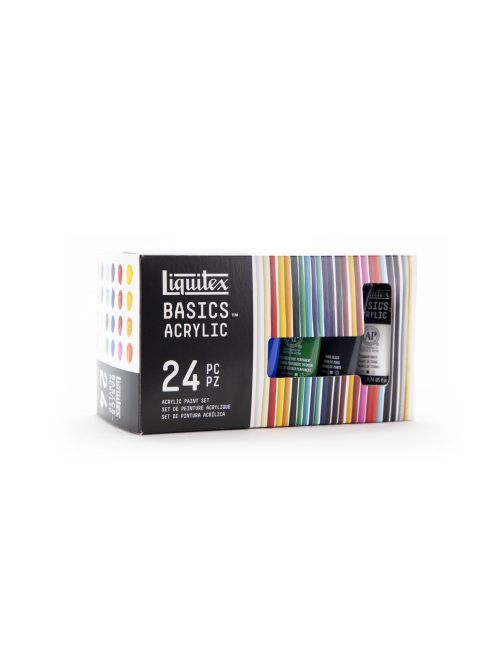 Basics akrilfesték készlet 24x22ml