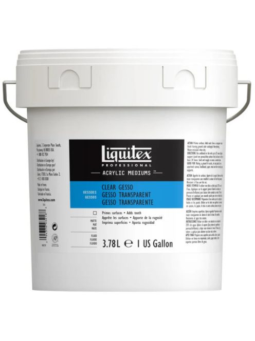 Átlátszó akril palack Liquitex 3,78l