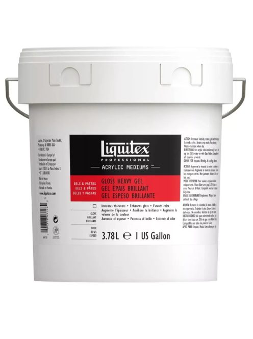 Fényes, nehéz géllakk Liquitex professional 3,78 l