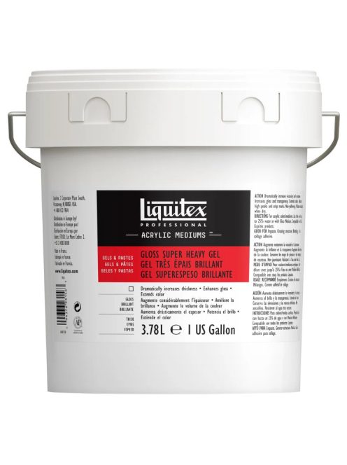 Fényes, szuper nehéz géllakk Liquitex Professional 3,78 l