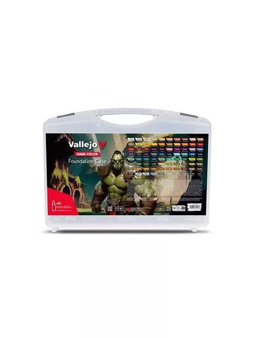 Modellező festék set Vallejo 80x18ml Foundation Case