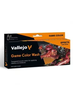   Vallejo modellező festékkészlet 8x18ml – Game Color Wash