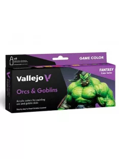 Vallejo modellező festékkészlet 8x18ml – Orcs & Goblins