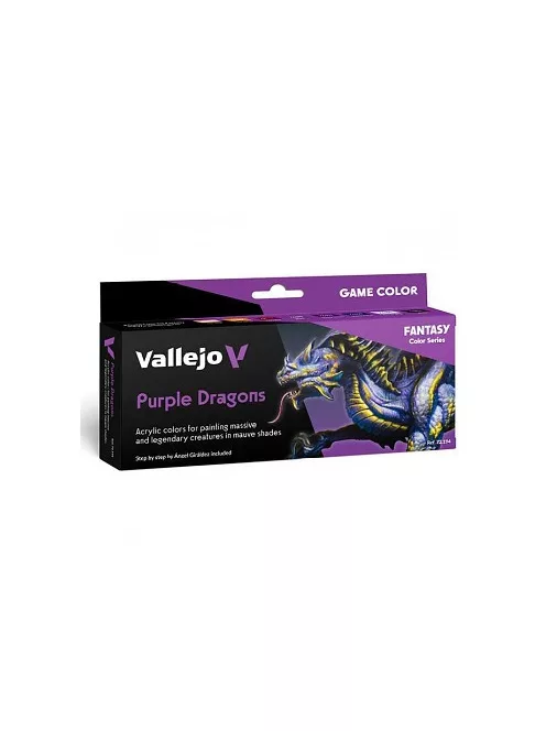 Vallejo modellező festékkészlet 8x18ml – Purple Dragons