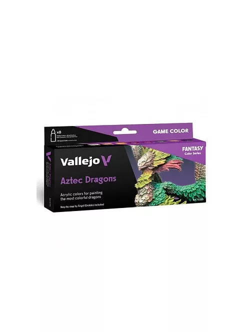 Vallejo modellező festékkészlet 8x18ml – Aztec Dragons