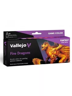 Vallejo modellező festékkészlet 8x18ml – Fire Dragons