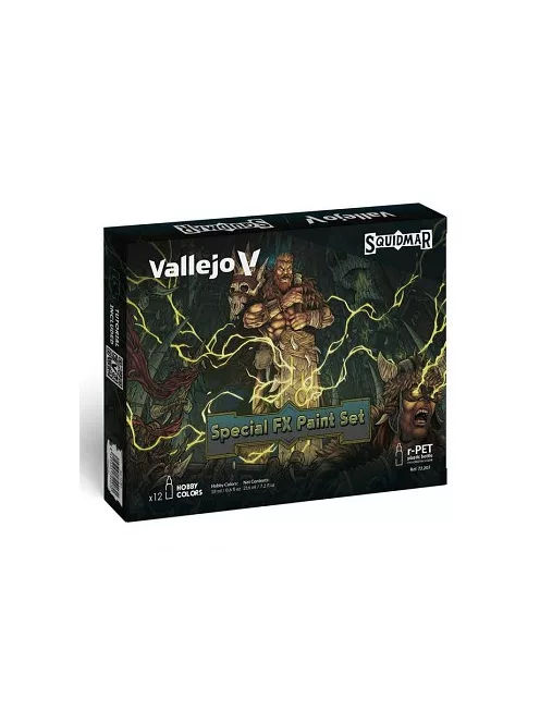 Modellező festék set Vallejo 12x18ml Special FX Paint Set by Squidmar Miniatures