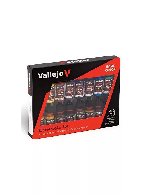 Vallejo modellező festékkészlet 16x18ml – Advanced