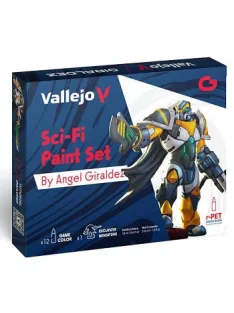   Vallejo modellező festékkészlet – SciFi Paint Set by Angel Giraldez