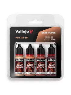 Vallejo modellező festékkészlet 4x18ml – Pale Skin Set
