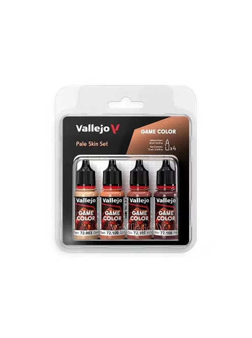 Vallejo modellező festékkészlet 4x18ml – Pale Skin Set