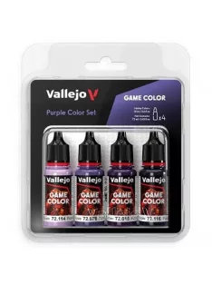 Modellező festék set Vallejo 4x18ml – Purple Color Set