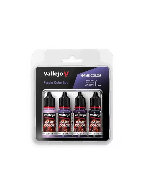 Modellező festék set Vallejo 4x18ml – Purple Color Set