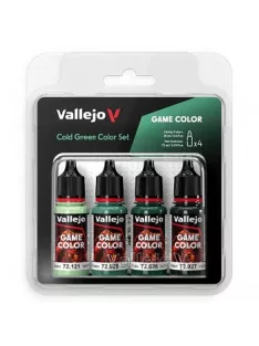 Vallejo modellező festékkészlet – Cold green Color Set