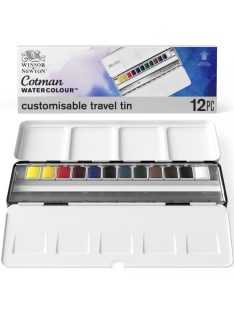 Cotman akvarell festék készlet 12 db tálca