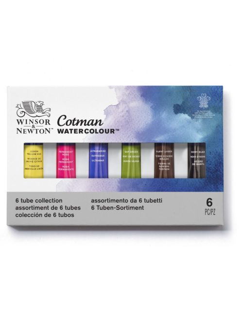 Cotman akvarell festék készlet 6x8ml tubus