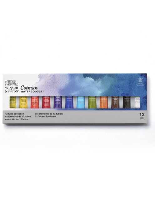 Cotman akvarellfesték készlet 12x8ml tubus