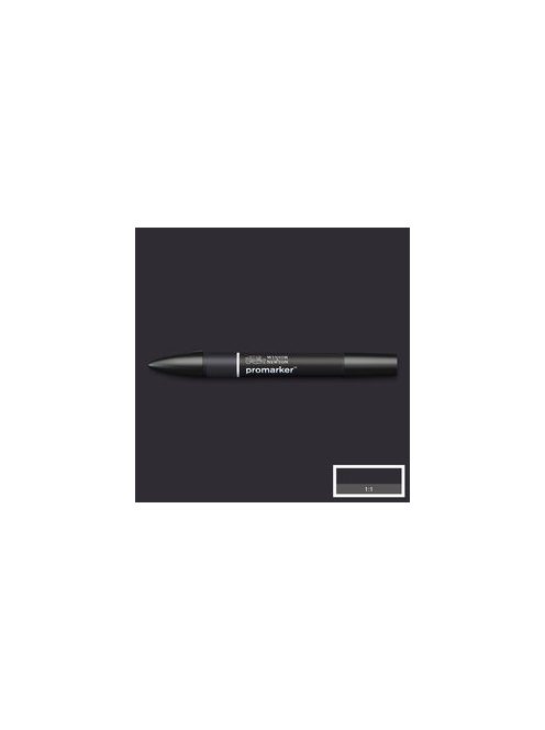 Kétoldalas marker WN Promarker - fekete (Xb)