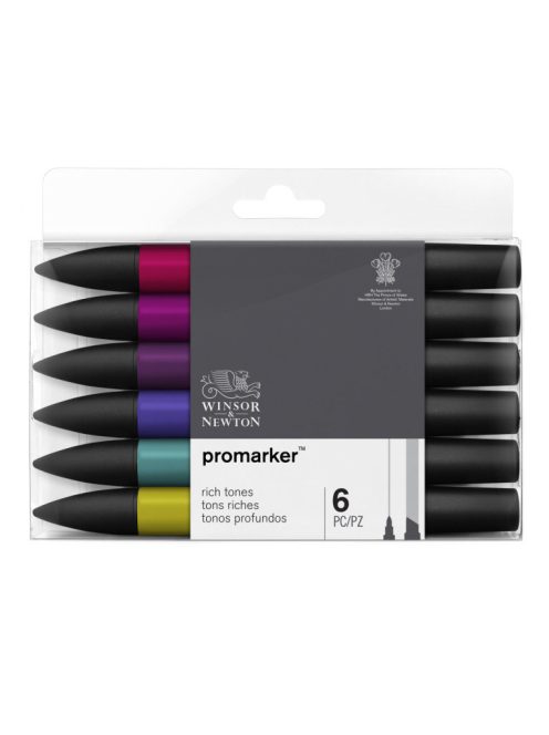 WN Promarker markerkészlet, 6 db, Rich Tones