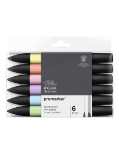 WN Promarker markerkészlet 6 db pasztell árnyalatok