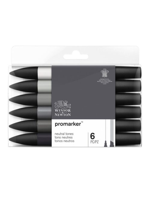 WN Promarker markerkészlet 6 db-os semleges tónusú marker