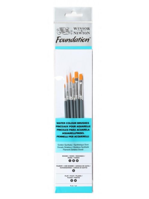 Winsor Newton akvarell ecsetkészlet 6 db