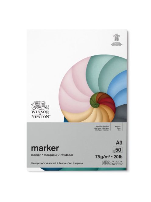 Filctoll jegyzettömb W&N Bleedproof Pad A3 75g