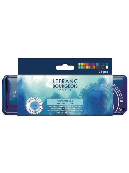 Lefranc akvarellfesték készlet 24 db
